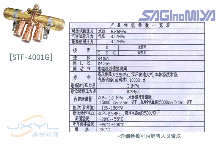 华鹭常规四通换向阀STF-4001G
